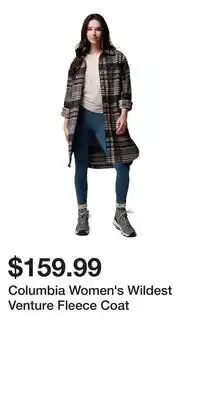 Mark's Columbia Women's Wildest Venture Fleece Coat offer