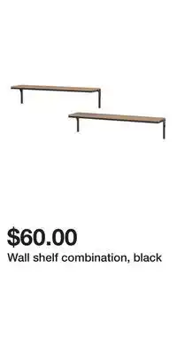 IKEA Wall shelf combination, black offer