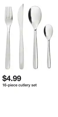 IKEA 16-piece cutlery set offer
