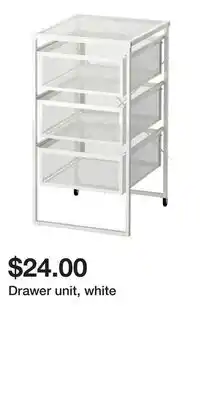 IKEA Drawer unit, white offer