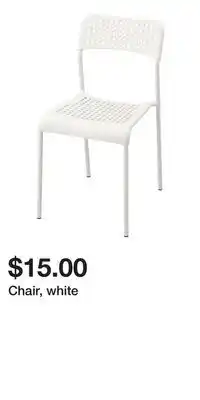 IKEA Chair, white offer