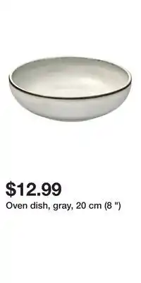 IKEA Oven dish, gray, 20 cm (8 ) offer