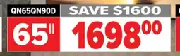 2001 Audio Video QN65QN90D Samsung 65 Neo QLED 4K Smart TV offer