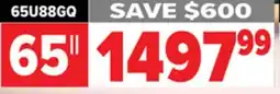 2001 Audio Video 65U88GQ Hisense 65 QLED Mini-LED Pro TV offer