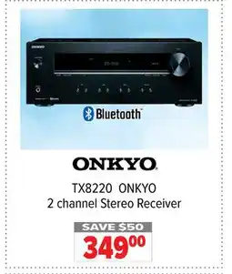 2001 Audio Video TX8220 ONKYO 2 channel Stereo Receiver offer