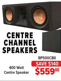 2001 Audio Video RP500CBII KLIPSCH CENTRE CHANNEL SPEAKERS offer