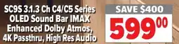 2001 Audio Video SC9S 3.1.3 Ch C4/C5 Series OLED Sound Bar IMAX Enhanced Dolby Atmos offer