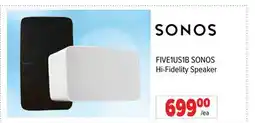 2001 Audio Video FIVE1US1B SONOS Hi-Fidelity Speaker offer