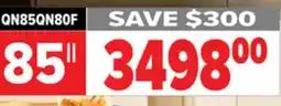 2001 Audio Video QN85QN80F SAMSUNG 85 Neo QLED 4K offer
