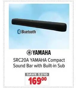 2001 Audio Video SRC20A YAMAHA Compact Sound Bar with Built-in Sub offer
