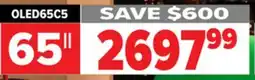 2001 Audio Video LG 65 OLED evo AI C5 4K Smart TV 2025 offer