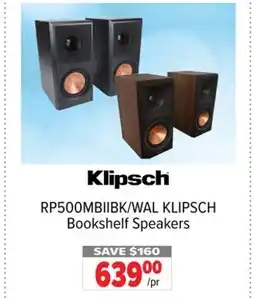 2001 Audio Video RP500MBIIBK KLIPSCH Bookshelf Speakers offer