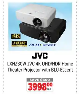 2001 Audio Video LXNZ30W JVC 4K UHD/HDR Home Theater Projector with BLU-Escent offer