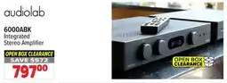 2001 Audio Video 6000ABK Audiolab Integrated Stereo Amplifier offer