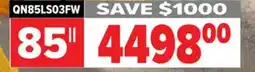 2001 Audio Video QN85LS03FW Samsung 85 NEO QLED Smart TV offer