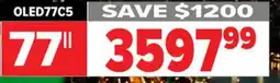 2001 Audio Video OLED77C5 LG 77 OLED evo AI C5 4K Smart TV 2025 offer