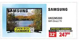 2001 Audio Video UN32N5300 SAMSUNG 32 WiFi Direct TV offer