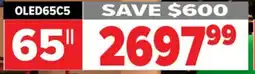 2001 Audio Video OLED65C5 LG 65 OLED evo AI C5 4K Smart TV 2025 offer