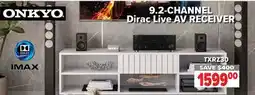 2001 Audio Video TXRZ30 9.2-CHANNEL Dirac Live AV RECEIVER offer