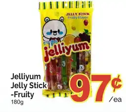 T&T Supermarket JELLIYUM JELLY STICK-FRUITY, 180G offer