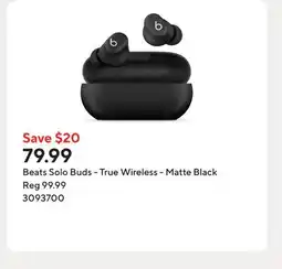 Staples Beats Solo Buds - True Wireless - Matte Black offer