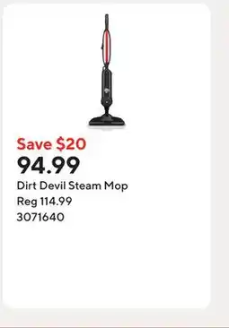Staples Dirt Devil Steam Mop offer