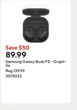 Staples Samsung Galaxy Buds FE - Graphite offer