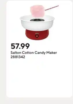 Staples Salton Cotton Candy Maker offer