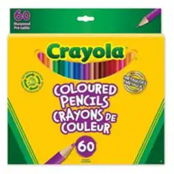 Staples Crayola Coloured Pencils - 60 Pack offer