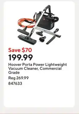 Staples Hoover Porta Power Lightweight Vacuum Cleaner, Commercial Grade offer