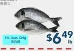 Oceans Fresh Food Market Sea Bream offer