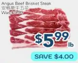Oceans Fresh Food Market Angus beef brisket steak offer