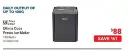 Visions Electronics 110 Watts UC Ultima Cosa Presto Ice Maker offer