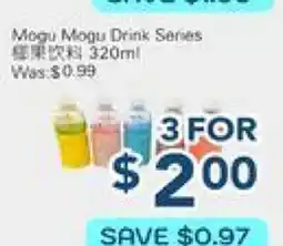 Oceans Fresh Food Market Mogu Mogu drink series offer