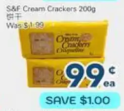 Oceans Fresh Food Market S&F Cream crackers 200 g offer