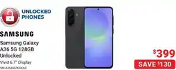 Visions Electronics Samsung Galaxy A36 5G 128GB Unlocked offer