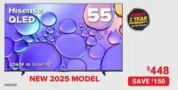 Visions Electronics Hisense 55 4K UHD HDR QLED 60Hz Fire TV Smart TV offer