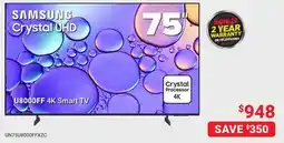 Visions Electronics U8000FF 4K Smart TV 75 offer