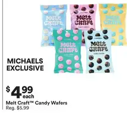 Michaels Melt Craft Candy Wafers offer