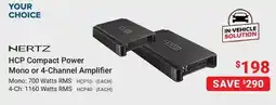 Visions Electronics Hertz HCP Compact Power Mono or 4-Channel Amplifier offer