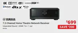 Visions Electronics YAMAHA 7.2-Channel Home Theatre Network Receiver offer