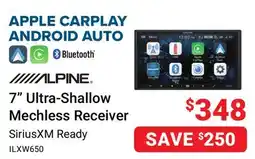 Visions Electronics Alpine 7 Ultra-Shallow Mechless Receiver SiriusXM Ready offer