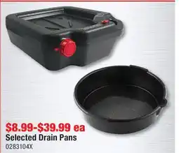 PartSource Selected Drain Pans offer
