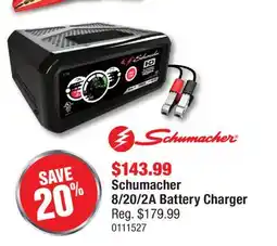 PartSource Schumacher 8/20/2A Battery Charger offer