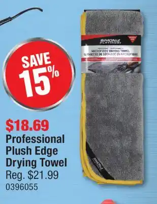 PartSource Professional Plush Edge Drying Towel offer