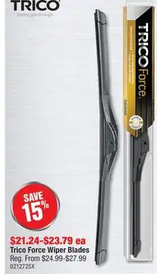 PartSource Trico Force Wiper Blades offer