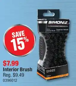 PartSource SIMONIZ Interior Brush offer