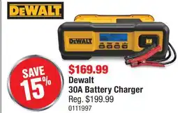 PartSource Dewalt 30A Battery Charger offer
