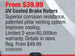 PartSource Brembo UV Coated Brake Rotors offer