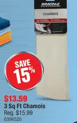 PartSource SIMONIZ 3 Sq Ft Chamois offer